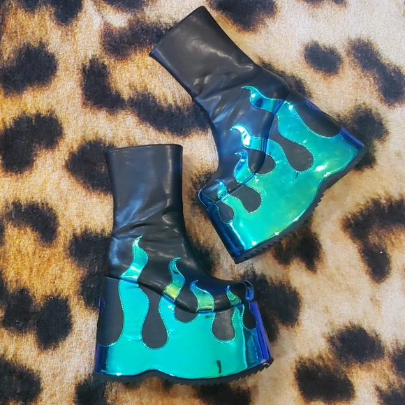 Dolls Kill Shoes - ⭐SALE⭐Club Exx Flame Platforms